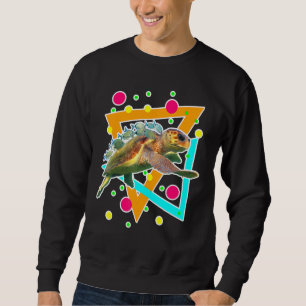Diving Zee Cute Turtle Fish Scuba Diver Ocean Trui