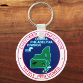 Divisie Conrail Railroad Philadelphia Sleutelhanger (Voorkant)