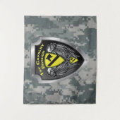 Divisie Mighty 1st Cavalry Wandkleed (Voorkant)