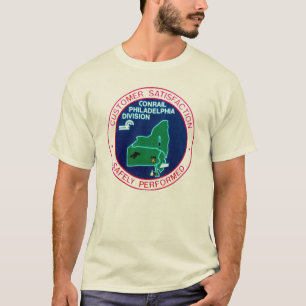 Divisie Tjirt Conrail Railroad Philadelphia T-shirt
