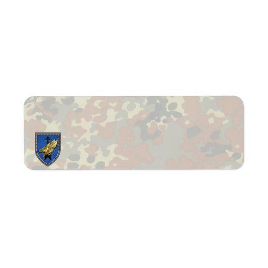 Division Spezielle Operationen Etiket (Voorkant)