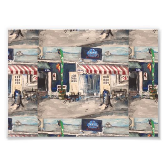 Division Street, Kelley's Island Photo Print Foto Afdruk (Voorkant)