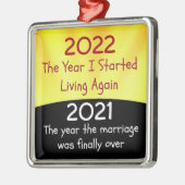 Divorce 2021 metalen ornament (Links)