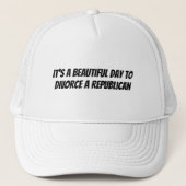 Divorce A Republican Trucker Hat Trucker Pet (Voorkant)