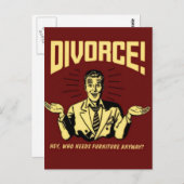 Divorce Briefkaart (Voorkant / Achterkant)
