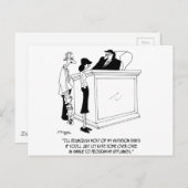 Divorce Cartoon 6485 Briefkaart (Voorkant / Achterkant)