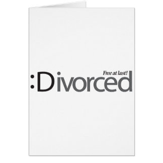 DIVORCE - eindelijk vrij