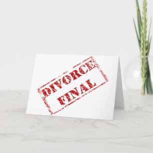 Divorce Final Stamp Kaart