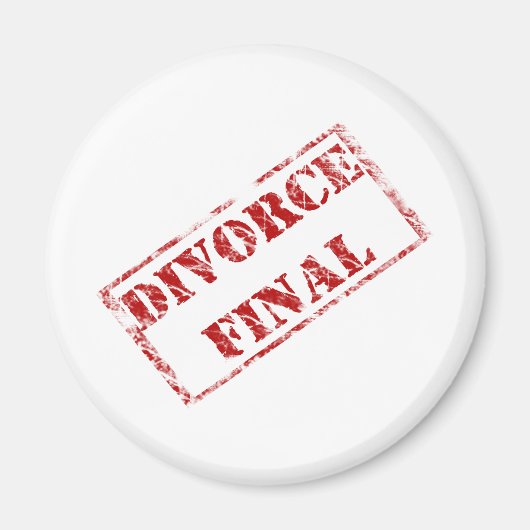 Divorce Final Stamp Magneet (Voorkant)