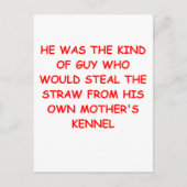 DIVORCE-grap Briefkaart (Voorkant)