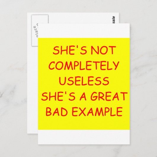 DIVORCE-grap Briefkaart (Voorkant / Achterkant)