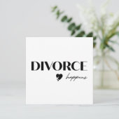 Divorce Happens Flat Card (Staand voorkant)