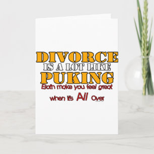Divorce is net alsof je het doet kaart