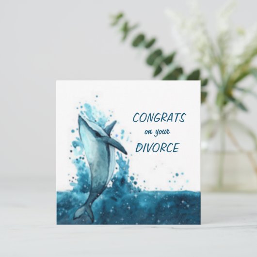 Divorce-kaart (Staand voorkant)