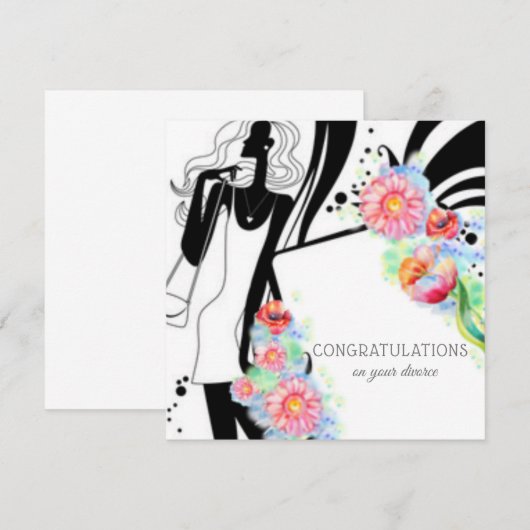 Divorce-kaart (Voorkant / Achterkant)