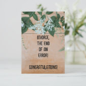 Divorce Kaart (Staand voorkant)