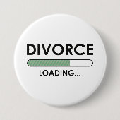 Divorce Loading Ronde Button 7,6 Cm (Voorkant)