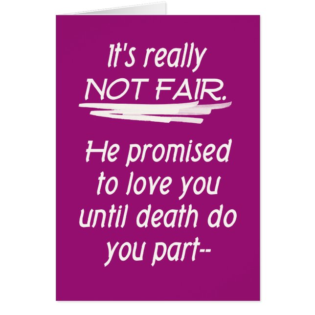 Divorce Not Fair (Voorkant)