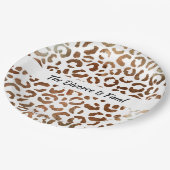 Divorce Party Big Cat Print Abstract Papieren Bordje (Gekanteld)