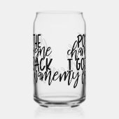 Divorce Party | Black and Gold Pop the Champagne Blikvorm Glas (Rechts)