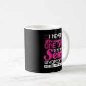Divorce Party Gift Break up Divorcee Funny Koffiemok (Voorkant rechts)