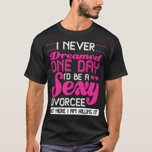 Divorce Party Gift Break up Divorcee Funny T-shirt (Voorkant)