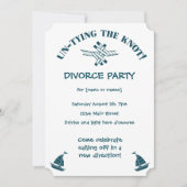 Divorce Party grappig Ontkoppelen van Uitnodiging  (Voorkant)