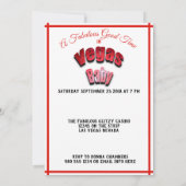 Divorce Party in Las Vegas Fabulous Stars - Save The Date (Achterkant)