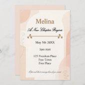 Divorce Party New Chapter Celebration Kaart (Voorkant / Achterkant)