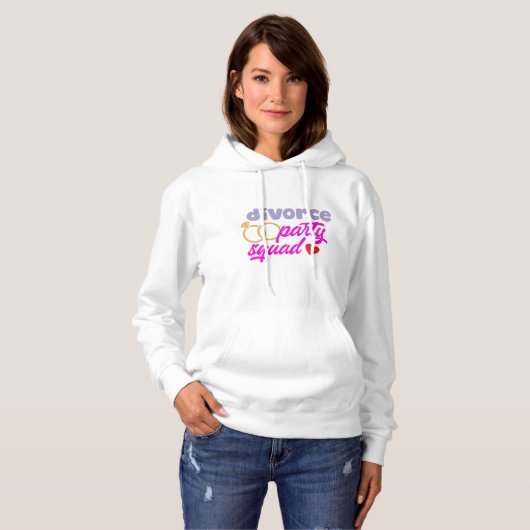 Divorce Party Squad Hoodie (Voorkant volledig)