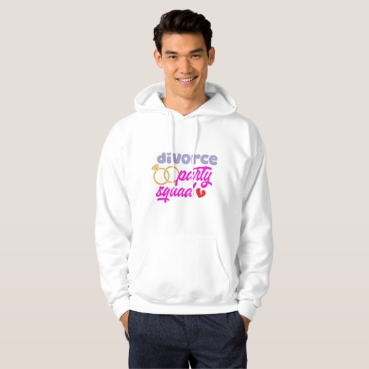 Divorce Party Squad Hoodie (Voorkant volledig)