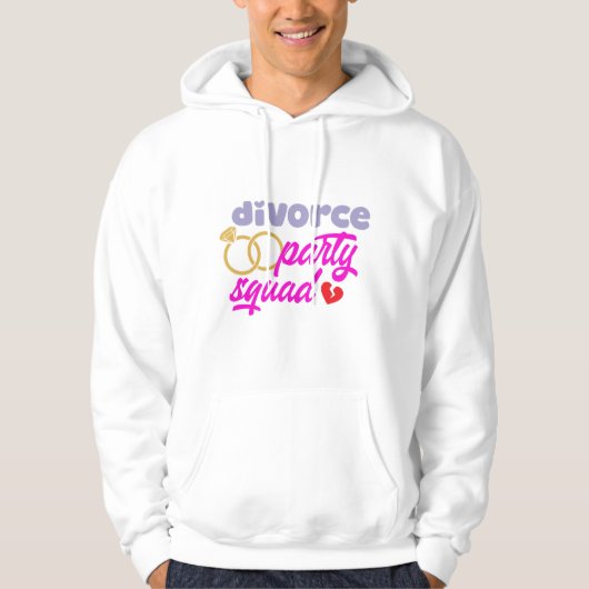Divorce Party Squad Hoodie (Voorkant)