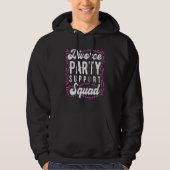 Divorce Party Support Squad Happily divorced Men   Hoodie (Voorkant)