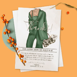 Divorce Party Thank You Card Bedankkaart