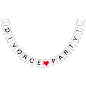 Divorce Party|Vrije op het laatst Vlaggetjes (Alle)