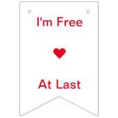 Divorce Party|Vrije op het laatst Vlaggetjes (Eerste vlag)