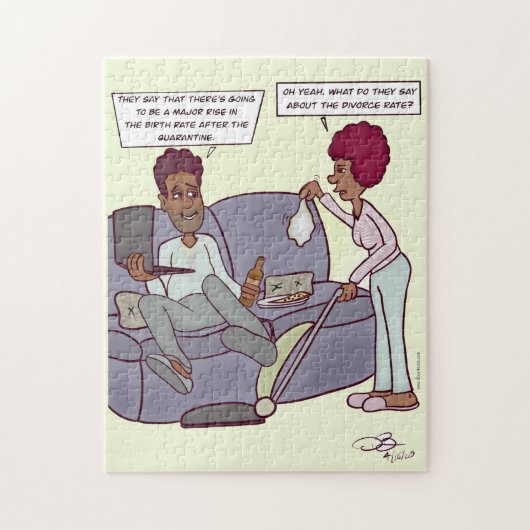 Divorce Rate Jigzaag Puzzle Legpuzzel (Verticaal)