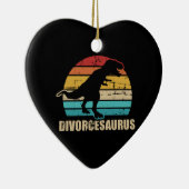 Divorce saurus keramisch ornament (Rechts)