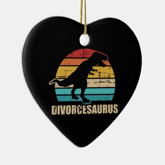 Divorce saurus keramisch ornament (Rechts)