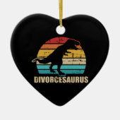 Divorce saurus keramisch ornament (Voorkant)