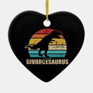 Divorce saurus keramisch ornament
