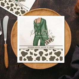 Divorce Theme Animal Skin Party Napkins Servet