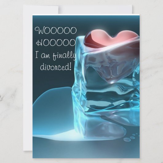 Divorce Uitnodiging (Voorkant)