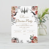 Divorce Uitnodiging met een Villain Flare (Staand voorkant)