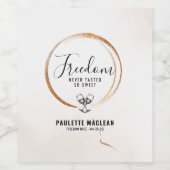 Divorce Wine Label Wijn Etiket (Enkel label)