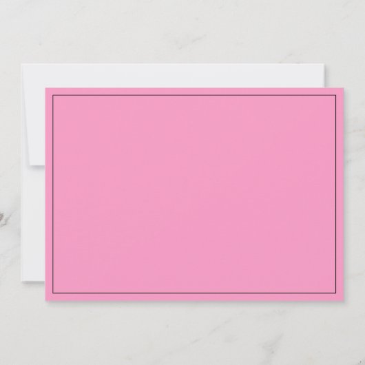 Divorce | Zwart en roze doen het Kaart (Achterkant)