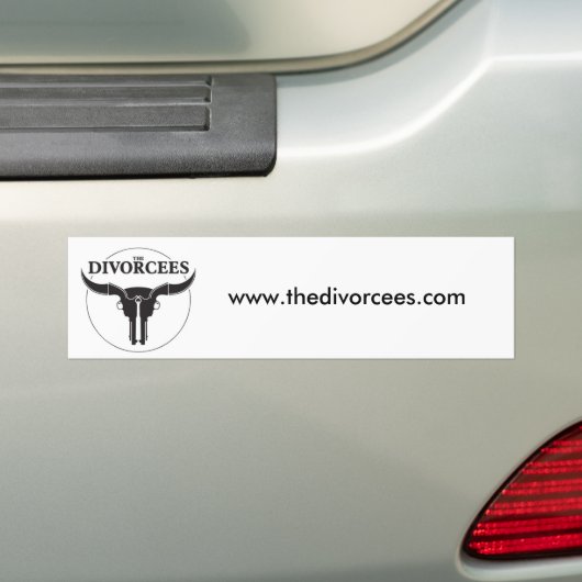 Divorcee Bumpersticker (Op auto)