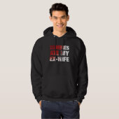 Divorcee Husband Halloween Costume Hoodie (Voorkant volledig)