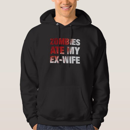 Divorcee Husband Halloween Costume Hoodie (Voorkant)