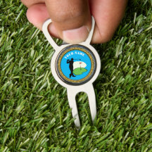 Divot Tool Bottle Opener Aangepaste Golf - Naam to